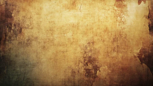 Grungy aged paper texture shows worn stained parchment surface