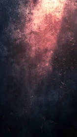 Smoky copper glow drifting across a midnight wall.