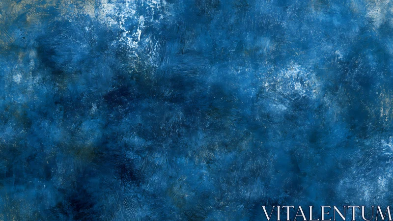 Textured deep blue abstract painted background surface.