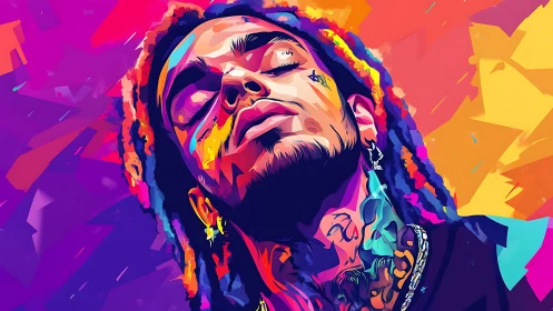 Bold portrait celebrates color, confidence, and creative energy