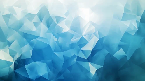 Shattered glacier blues forming a crystalline digital hush.