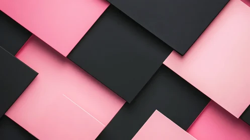 Midnight cherry panels in playful geometric collision.