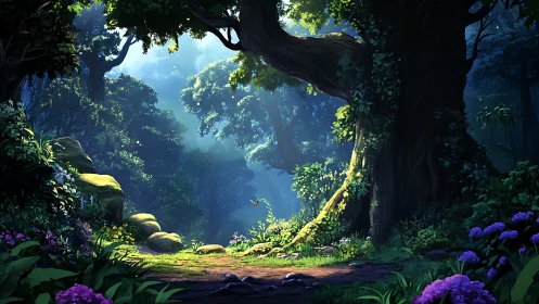 Enchanted Cavern Breathes Life Through Dancing Sunlight