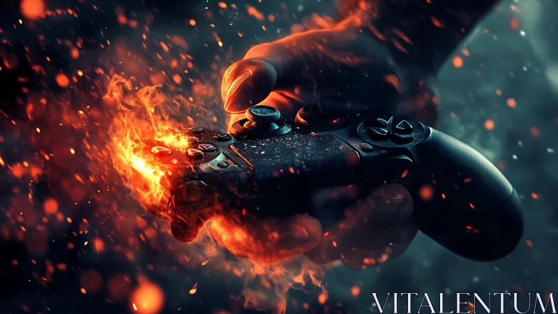 Controller Ablaze: Gaming's Explosive Power Fantasy Moment.
