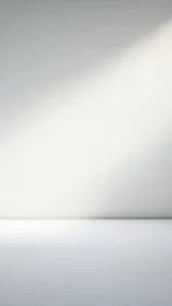 Minimalist illuminated wall-plane intersection under oblique light.