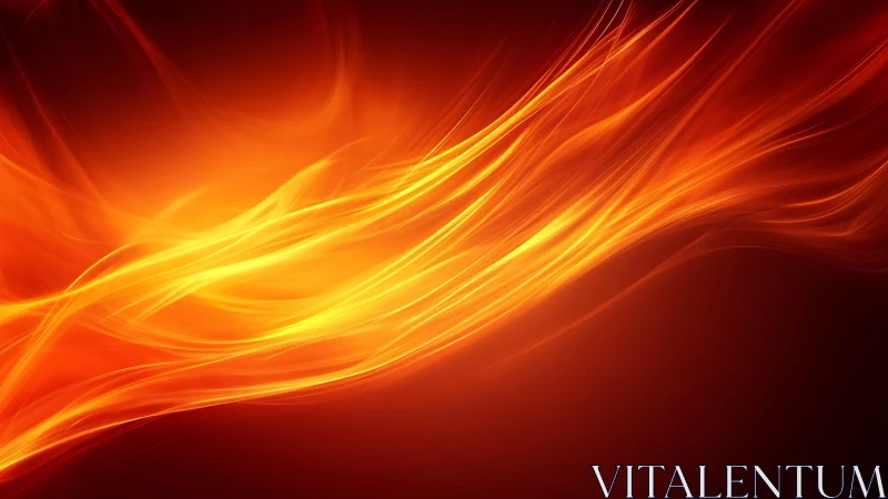 Abstract fiery light streaks swirling on a dark background.