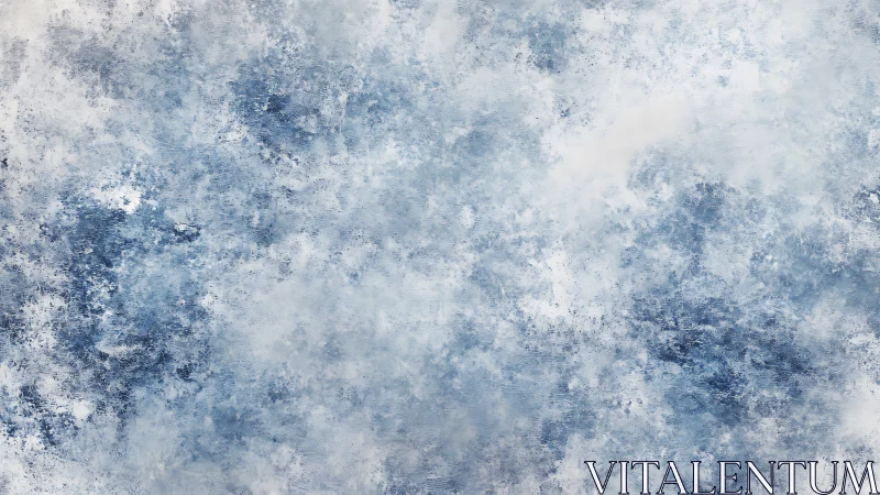 Granular blue-white abstract texture suggests weathered surface