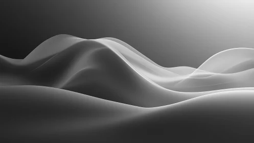 Monochrome parametric waveforms in continuous surface gradient.