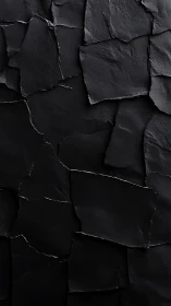 Shattered midnight slate collage forming a moody dark tapestry.