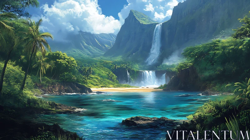 Emerald Canyon: Where Waterfalls Whisper Paradise.