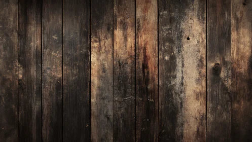 Weathered dark wood planks with rustic textured patina.
