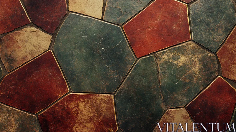 Stone tessellations hum softly in weathered earthen hues