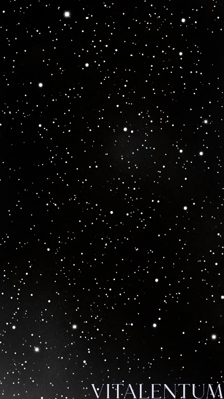 Quiet midnight starfield inviting slow cosmic daydreams.