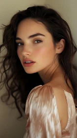 Soft daylight lingers across a contemplative porcelain gaze