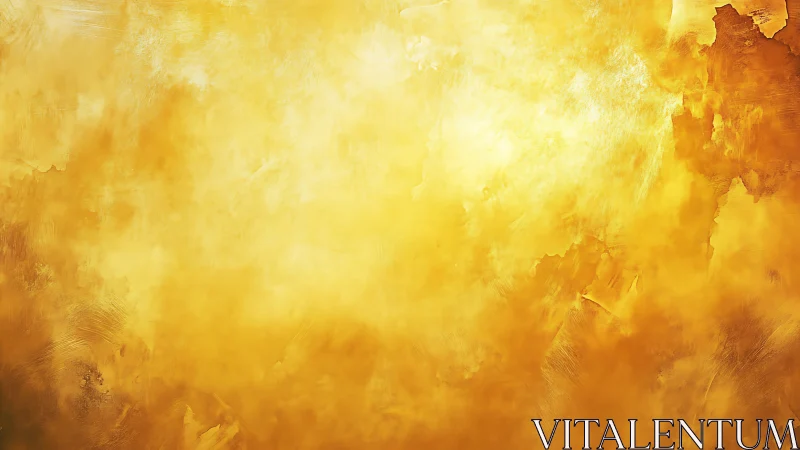 Golden abstract landscape with warm atmospheric depth.