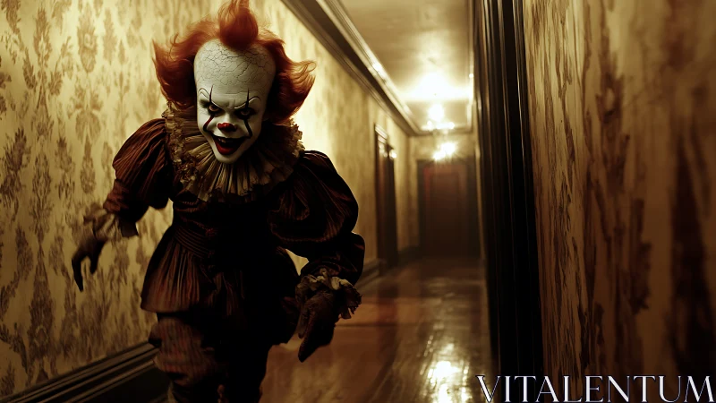 Runaway hallway nightmare sprints behind the painted smile