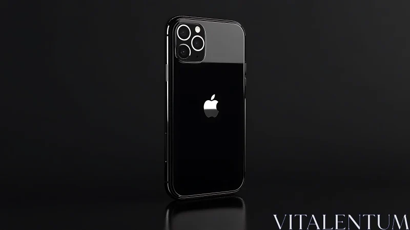 Midnight iPhone Pro gleams against the void with triple-lens precision