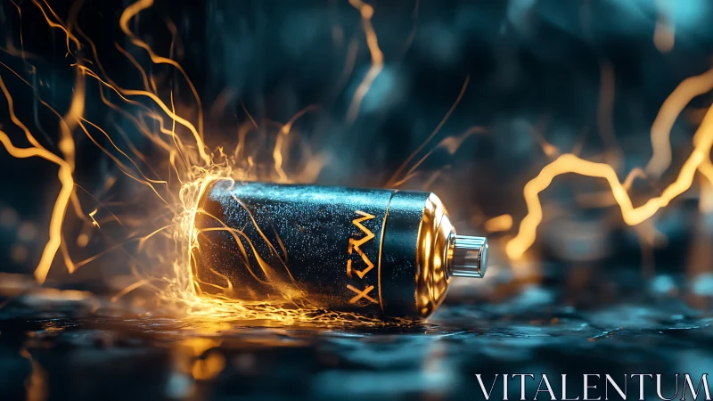 Electric energy canister ignites with dynamic plasma arcs