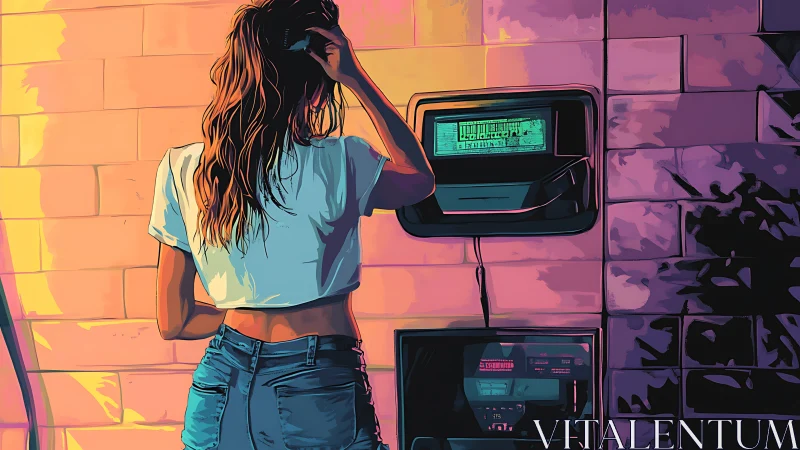 Neon dusk jukebox lingered by a lost summer wall. Period.