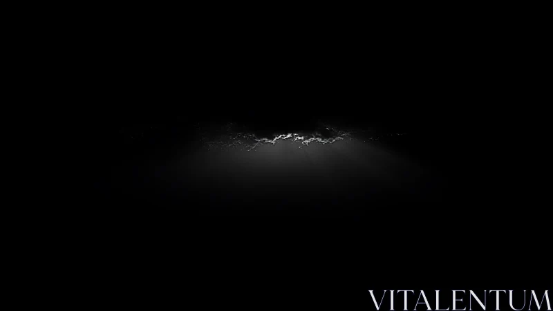 Soft crack of light drifting through the quiet dark.