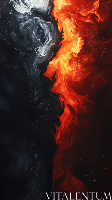 Bilateral contrast composition with dark cold matter and luminous heat