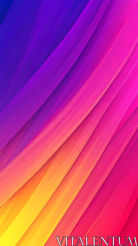 Radiant flowing ribbons in a cozy sunset color glow.