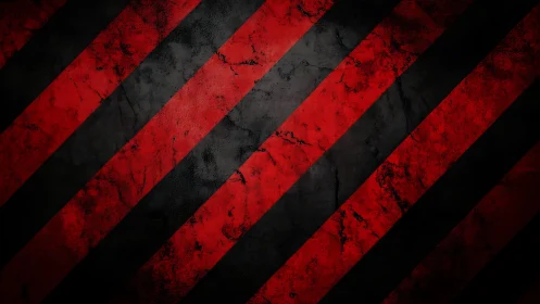 Grungy Red and Black Diagonal Striped Abstract Background.