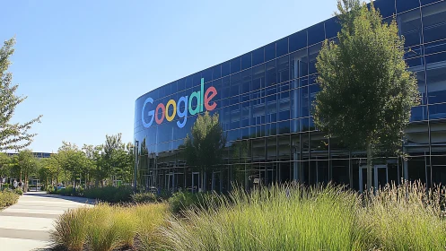 Google Headquarters Building with Modern Architecture