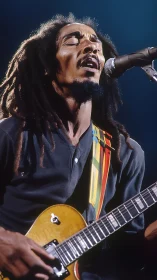 Reggae guitarist pours soul into a golden electric dream.