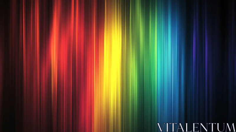 Vertical spectral light bands form smooth multicolor gradient field