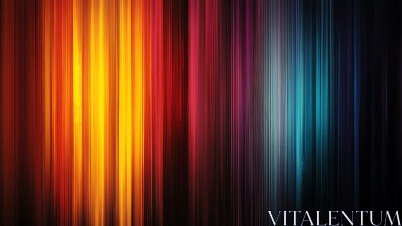 Vertical light spectrum gradients form dynamic chromatic bands