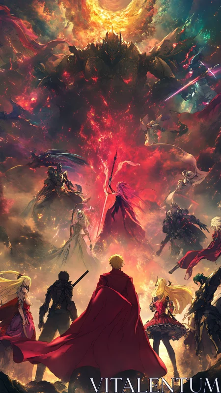 Heroes at the burning gate of destiny and looming eclipse.