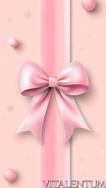 Velvet Bow's Whispered Promise on Softened Blush.