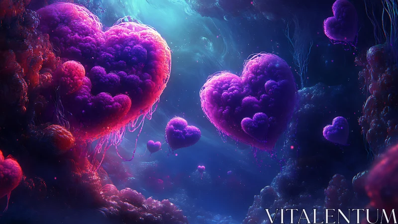 Luminescent Hearts in Cosmic Environment