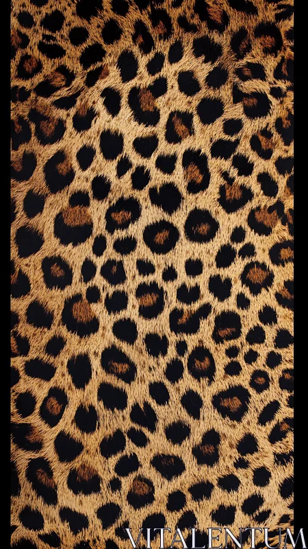 Leopard Print Pattern Texture.