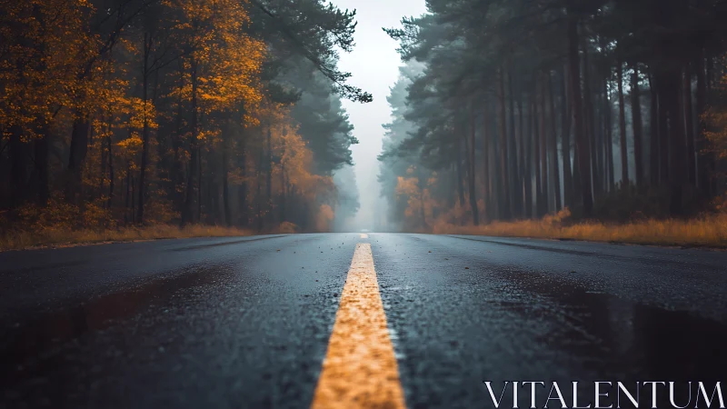 Golden Road's Amber Whisper Through Twilight Forest.