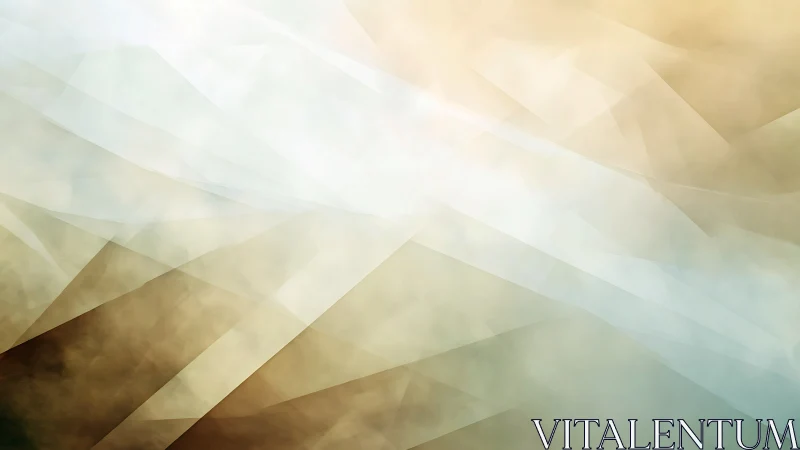 Soft geometric light planes cross muted earth tone gradient