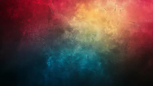 Textured multicolor gradient background with rough surface.