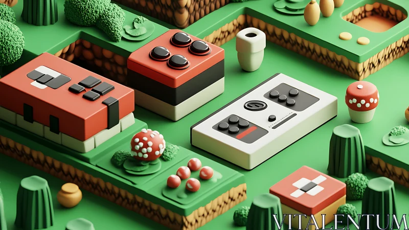 Playful retro game world celebrates bright pixel nostalgia