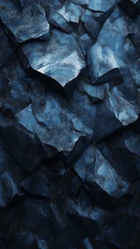 Midnight stone textures with cool shimmering highlights.