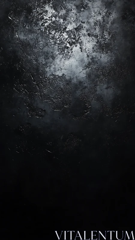 Dark textured concrete surface with subtle metallic sheen.