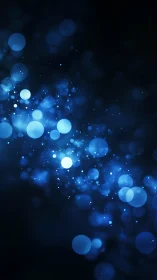 Digital bokeh lightfield with radial depth gradient composition.