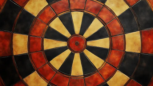 Bullseye target abstraction in warm radial geometry.