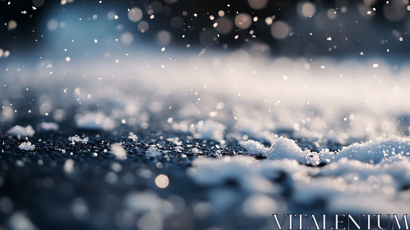 Shallow-depth macro study of granular snow impact dynamics.