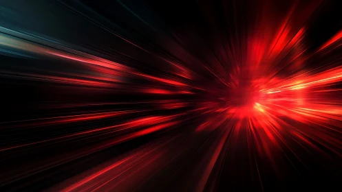 Futuristic red light burst abstract digital speed motion background.