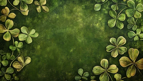 Lucky clover chorus circling a mossy emerald daydream.