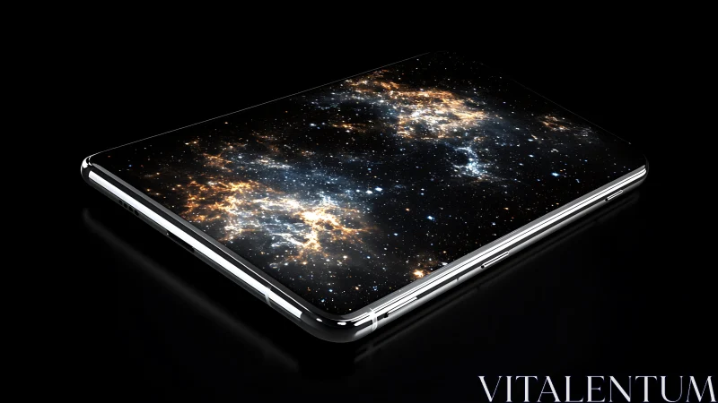 Starlit smartphone screen turning everyday tech into wonder.