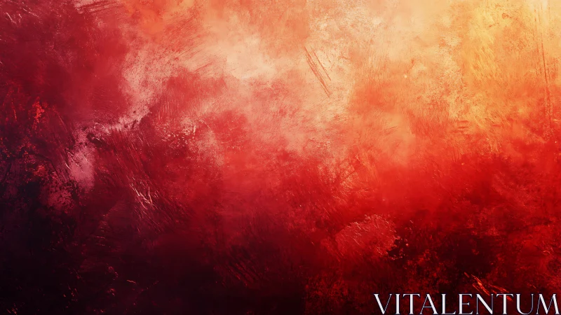 Gestural Chromatic Abstraction: Dynamic Red to Amber Gradient.