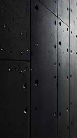 Architectural perforated metal panel geometric composition study.