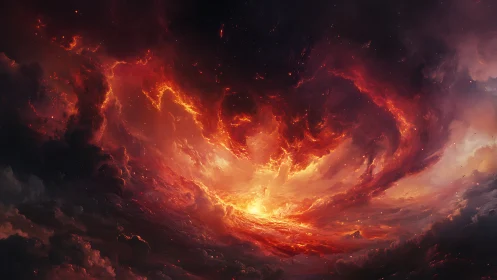 Incandescent Vortex Formation with Radiating Luminous Tendrils